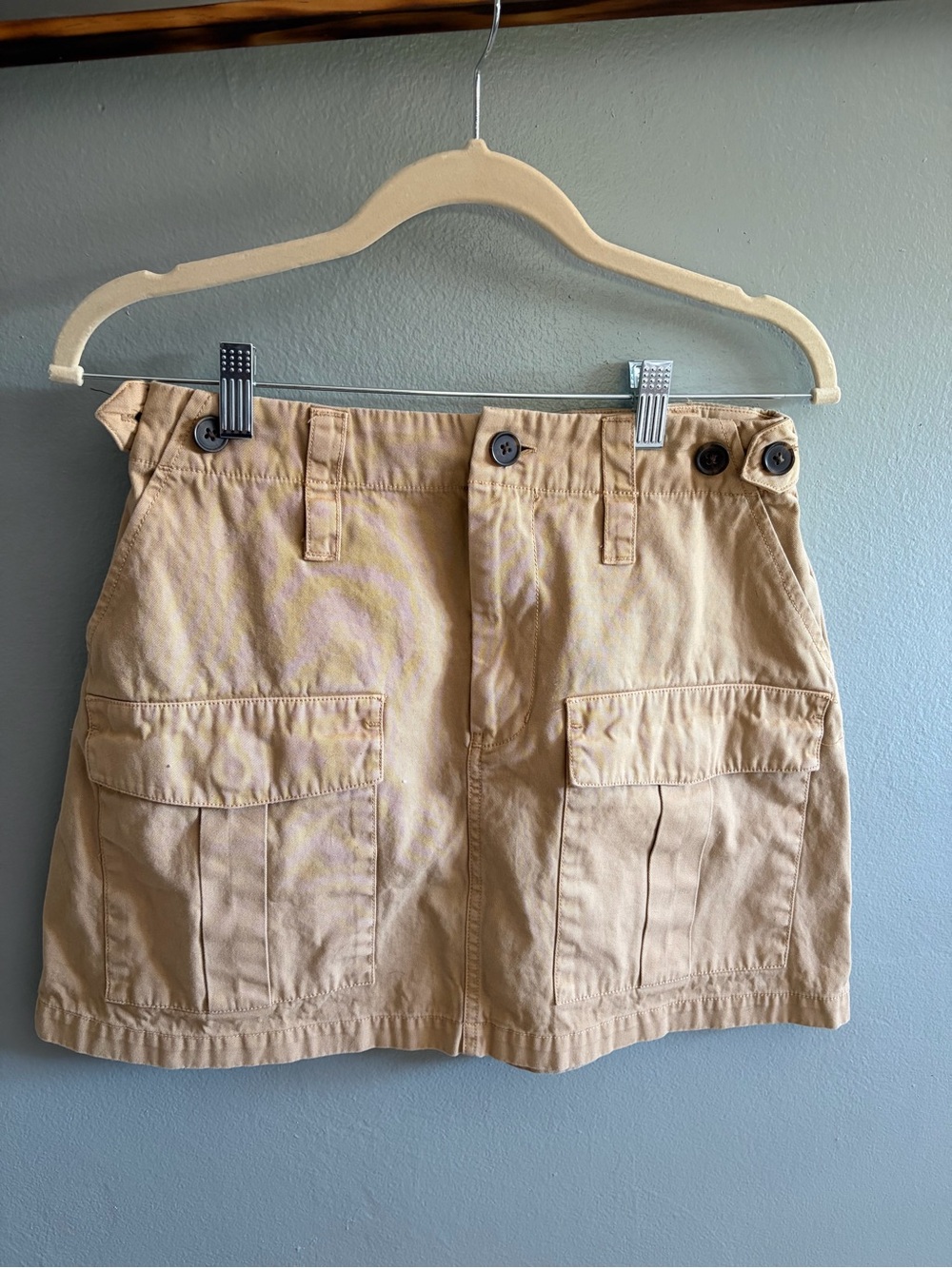Universal Thread Beige Cargo Mini Skirt